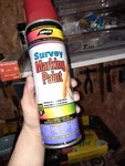Aervoe 220 Fluorescent Survey Marking Paint 17OZ Aerosol (red) New. Price: $7.00.