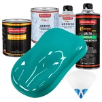 Deep Aqua Premium Quart Urethane Basecoat Clearcoat Car Auto Body Paint Kit New. Price: $200.99.