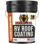 Rv Coating White 5 Gallon Waterproof Solar Reflective Sealant Beest Covers New. Price: $369.99.