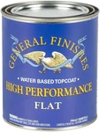 General Finishes High Performance Water Based Topcoat, 1 Quart, Flat New. Price: $48.00.