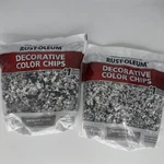 Two Rust-oleum Decorative Color Chips Metallic Silver Blend 1 Lb Item # 336054 New. Price: $24.00.