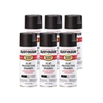 Diy Rust Prevention Spray Paint - Oleum Stops 12OZ Flat Black 6PK New. Price: $89.99.