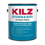 Kilz Kitchen & Bath White Flat Water-based Primer And Sealer 1 Gal. (pack Of 4) New. Price: $156.18.