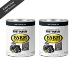 Rust-oleum 280107-2PK Farm & Implement Enamel Paint, Quart (pack Of 2), Black New. Price: $31.03.