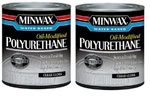 Minwax Qt 63015 Water Based Oil-modified Polyurethane Clear Gloss 4 Quarts New. Price: $149.97.