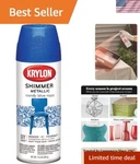 Versatile 11.5-OUNCE Blue Shimmer Spray Paint For All Surfaces Krylon Quality New. Price: $25.99.