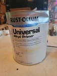 Rust-oleum 330143 Universal Alkyd Primer, Red, Industrial Coating. Gallon New. Price: $129.99.