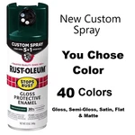 Rust-oleum Stops Gloss Flat 12OZ Spray Paint 5-IN-1 Enamel Custom New. Price: $10.99.