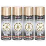 4 Cans Metallic Gold Acrylic Car Wheel Paint-brilliant Finish High Durability New. Price: $53.99.