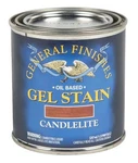 General Finishes Candlelite Gel Stain Heavy Bodied Easy Application 1 Half Pint New. Price: $56.74.