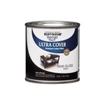 Rust-oleum Painters Touch Ultra Cover Semi-gloss Black Premium Latex 1/2PT New. Price: $15.99.