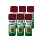 Rust-oleum 358831-6PK Outdoor Fabric Spray Paint, 12 Oz, Dark Red, Pack New. Price: $106.90.