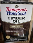 Thompson's Waterseal Timber Oil Semi Transparent Mahogany Gal TH.048851-16 New. Price: $57.95.