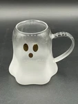 Anthropologie Borosilicate Glass Ghost Mug Clear?white 17.5 Oz New. Price: $22.99.