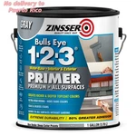 Gal,gray, Zinsser Bulls Eye 1-2-3 Water-based PRIMER-285085 New. Price: $44.76.