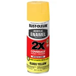 Pack, Yellow, Rust-oleum Automotive Gloss Acrylic Enamel 2X Spray PAINT-316890 New. Price: $56.95.