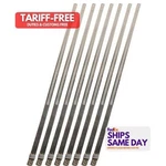 Design 10208, Set Of Natural Stainless Positive Locking Ties 7MM X 9IN 8-PK New. Price: $42.32.