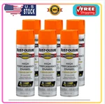 Rust-oleum 7555838-6PK Professional Enamel Spray Paint 15 Oz Gloss Safety Orange New. Price: $81.34.