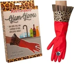 Red Leopard Luxury Diamond Glam Latex Gloves Household Washing Cleaning Kitchen New. Price: $17.99.