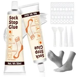 Sock Stop, 2 Pack Clear Waterproof Glue, Washable Anti Slip Ad... New. Price: $15.67.
