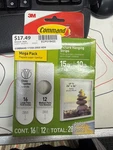 3M Command 17209-28ES Picture Hanging Strips, Mega Pack, Pairs (ECP018422) New. Price: $17.49.