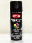 Krylon Colormaxx Flat Black Spray Paint 12 Oz & Primer Fast Dry 5546 New. Price: $9.99.