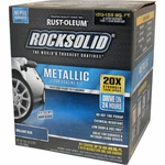 Rust-oleum 299745 Rocksolid Metallic Floor Coating Brilliant Blue 70OZ Kit New. Price: $212.26.