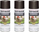 Rust-oleum 7218830 Stops Hammered Spray Paint, 12 Oz, Dark Bronze, Pack New. Price: $40.99.