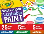 Spill Proof Paint Set (25CT), Washable For Kids, Craft Supplies, Holi New. Price: $62.99.