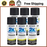 Rust-oleum Painter's Touch 2X Primer Spray 12OZ 6-PACK Indoor Outdoor Use New. Price: $43.99.
