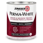 Zinsser Perma-white Semi-gloss Water-based Mold & Mildew-proof Interior New. Price: $40.70.