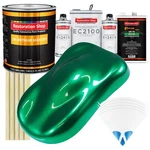 Emerald Green Metallic Urethane Basecoat Paint Gallon Kit & European Clear New. Price: $436.99.