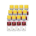 Rust-oleum High Visibility 17 Ounce Marking Paint Pack Of 12 Fast Dry Durable New. Price: $97.61.