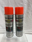 Rust Oleum Professional Inverted Marking Spray Paint 15 Oz Fluorescent Red Or... New. Price: $10.20.