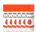 Rust-oleum Fluorescent Red-orange Bright Neon Color Spray Paint 11 Oz. 6 Pack New. Price: $79.97.