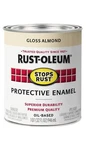 Rust-oleum Stops Gloss Almond Oil-based Industrial Enamel Paint Quart, 1 Qt New. Price: $59.64.