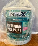 Insl-x Swimming Pool Paint, Water Based, White, Gallon, WR-1010, Semi-gloss New. Price: $69.99.