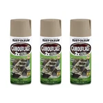 Rust Oleum Camouflage Ultra Cover 2X Paint Khaki Non Reflective 3 Pack New. Price: $22.19.