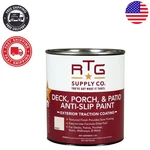 Rtg Anti-slip Deck & Patio Paint 32 Oz Fast-drying Waterproof White Finish New. Price: $62.99.