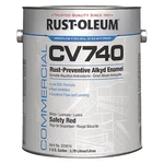 Rust-oleum 255615 Interior/exterior Paint, Glossy, Oil Base, Safety Red, Gal New. Price: $127.99.