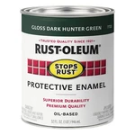 Rust-oleum 7733502 Enamel Paint,dark Hunter Green 39DP17 New. Price: $29.05.