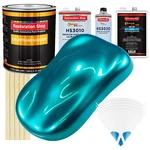 Teal Green Metallic Gallon Urethane Basecoat Clearcoat Auto Paint Slow Kit New. Price: $436.99.