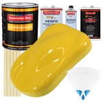 Daytona Yellow Gallon Urethane Basecoat Clearcoat Car Paint Fast Kit New. Price: $412.99.