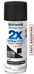 Rust-oleum 331182 Painter's Touch 2X Cover, 12 Oz, Ultra Matte Black New. Price: $9.68.