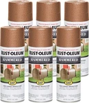 Rust-oleum 210849 Stops Hammered Spray Paint, 12 Oz, Copper Fl 6 Pack New. Price: $78.99.