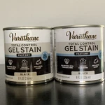 Lot 2 Varathane Total Control Gel Stain Low Odor Water-based Formula Fast Dry New. Price: $25.95.