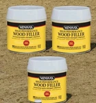 3 Pack Minwax High Performance Wood Filler Repairs Damage Rot In/outdoor 6 Oz New. Price: $33.99.