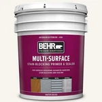 5 Gal. White Acrylic Interior/exterior Multi-surface Stain-blocking Primer And New. Price: $173.57.