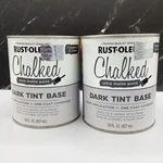Rust-oleum Chalked Dark Tint Base Paint 29 Oz. (pack Of 2) New. Price: $35.00.