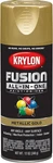 Krylon Fusion All-in-one Adhesive Spray Paint For Indoor/outdoor Use, 12 Oz, Gol New. Price: $10.95.